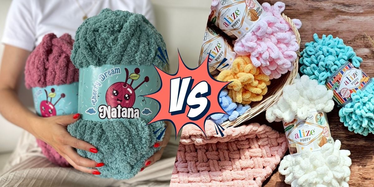 Alize Puffy vs Natana Cherry Dream - ktorá priadza na ručné pletenie je lepšia?