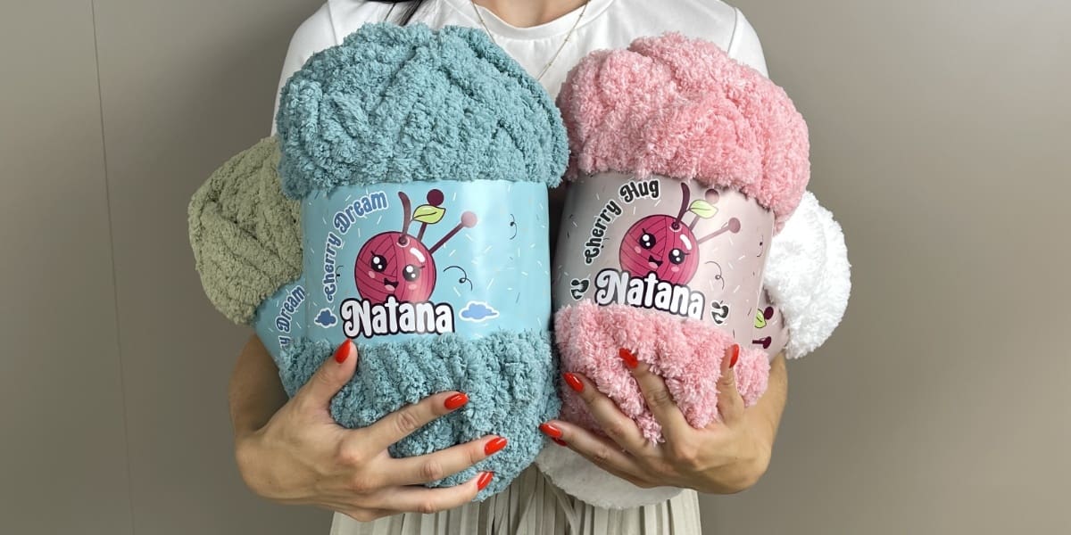 Hrubá vlna na ručné pletenie Natana Cherry Dream Hrubá vlna na ručné pletenie Natana Cherry Dream