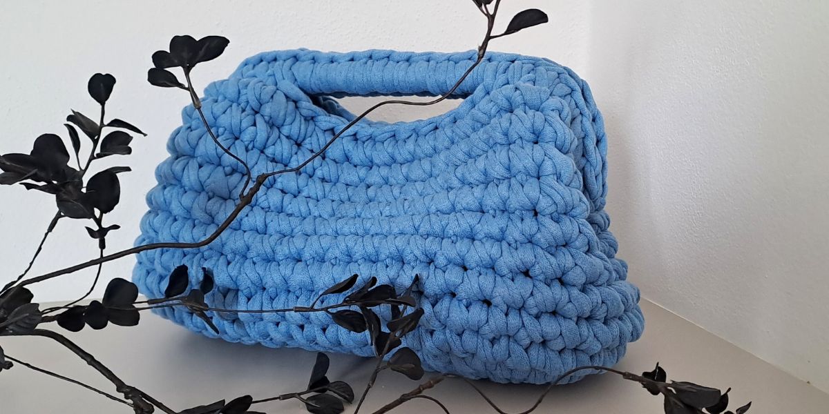 Háčkovaná kabelka clutch - návod krok za krokom