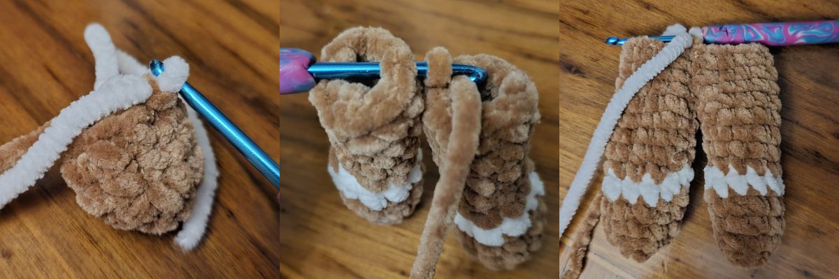 Háčkovaný perníček z priadze Natana – vianočná ozdoba NOHA 