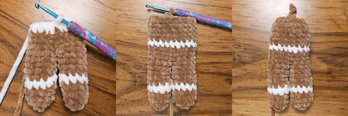 Háčkovaný perníček z priadze Natana – vianočná ozdoba TELO