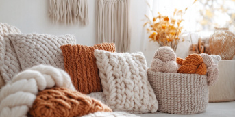 Pletené, háčkované a iné handmade dekorácie a bytové doplnky