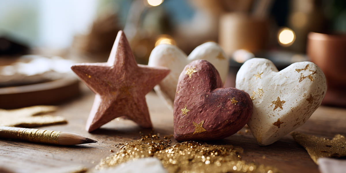 Vianočné ozdoby z modelovacej hmoty