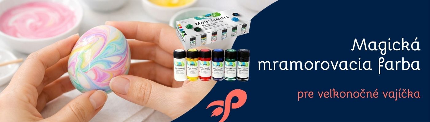 Mramorovacia farba na veľkonočné vajíčka