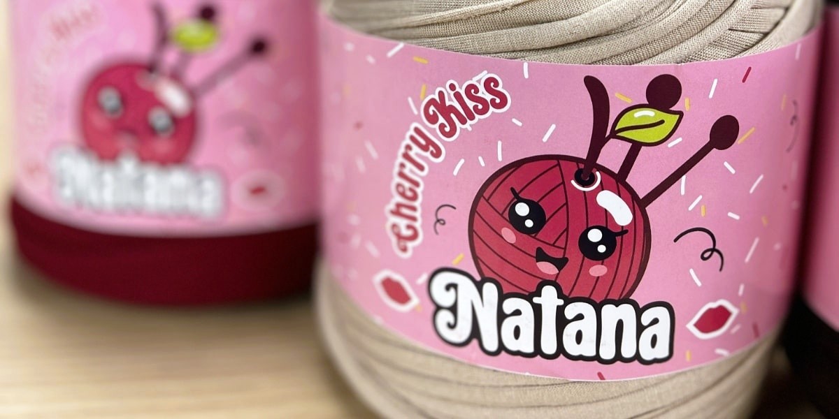 Prémiová tričkovina Natana Cherry Kiss