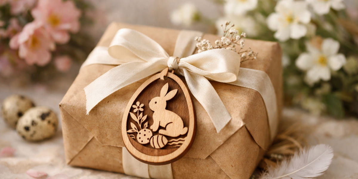 Handmade veľkonočný darček z prírodných materiálov