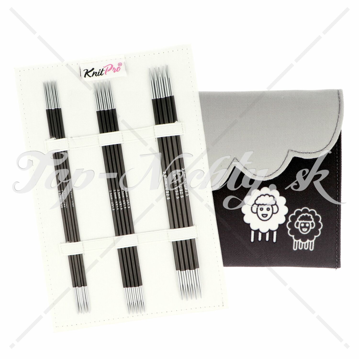 KnitPro Karbonz Rundstricknadel 2,5mm 40cm - Leichte Carbon Nadeln