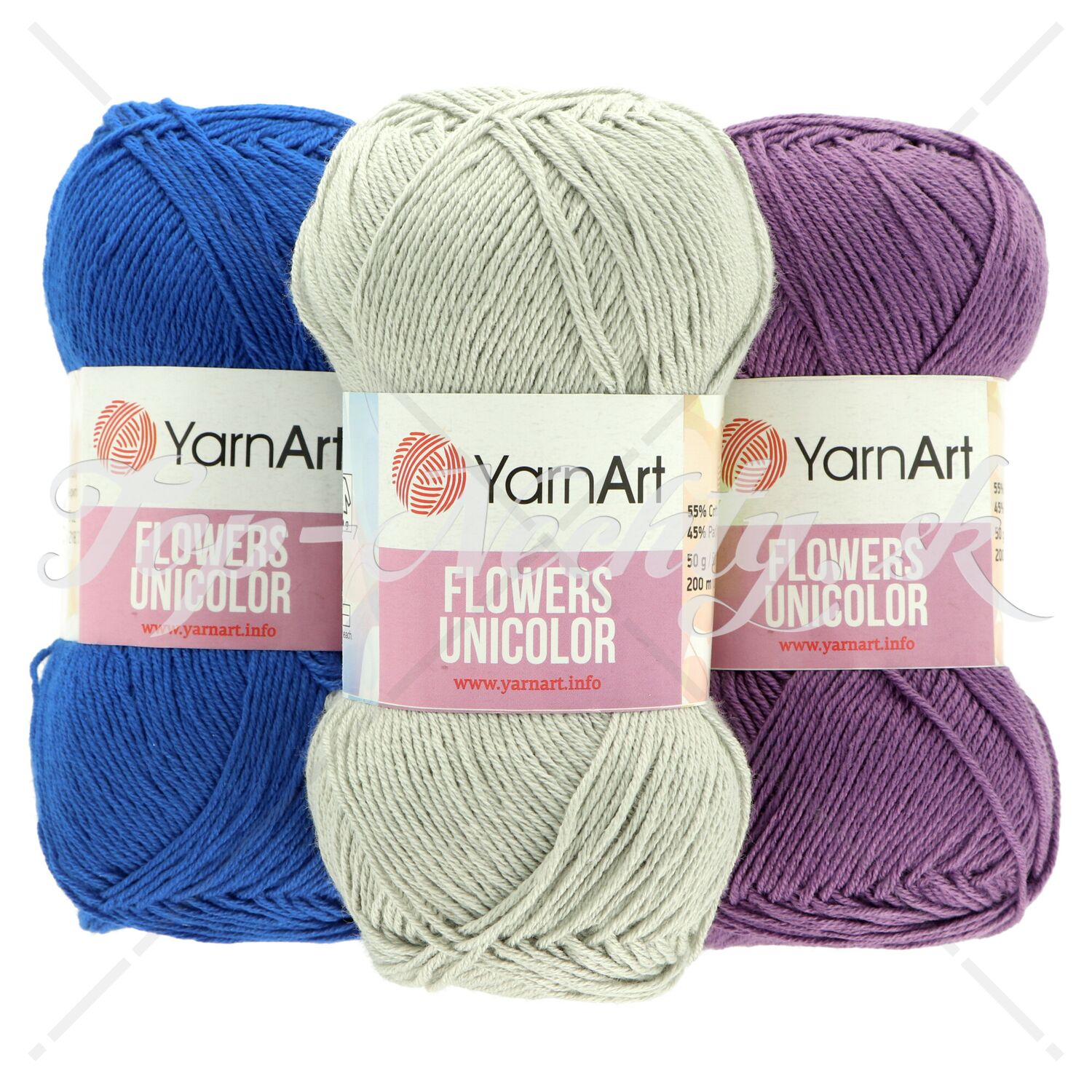 YarnArt Flowers Unicolor 50g 200m Noezon.sk
