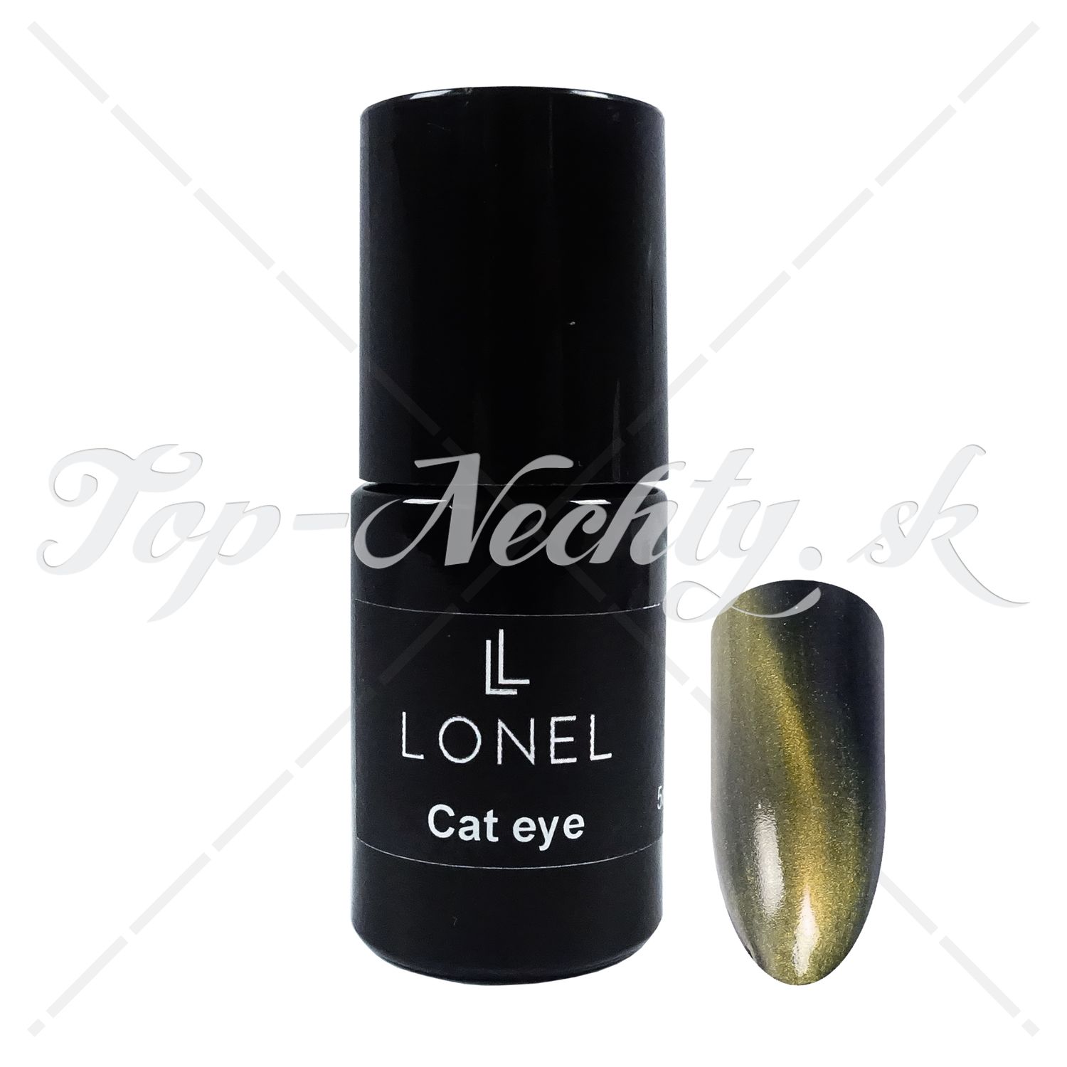 Zlatý cat eye gél lak LONEL 5 ml Noezon.sk