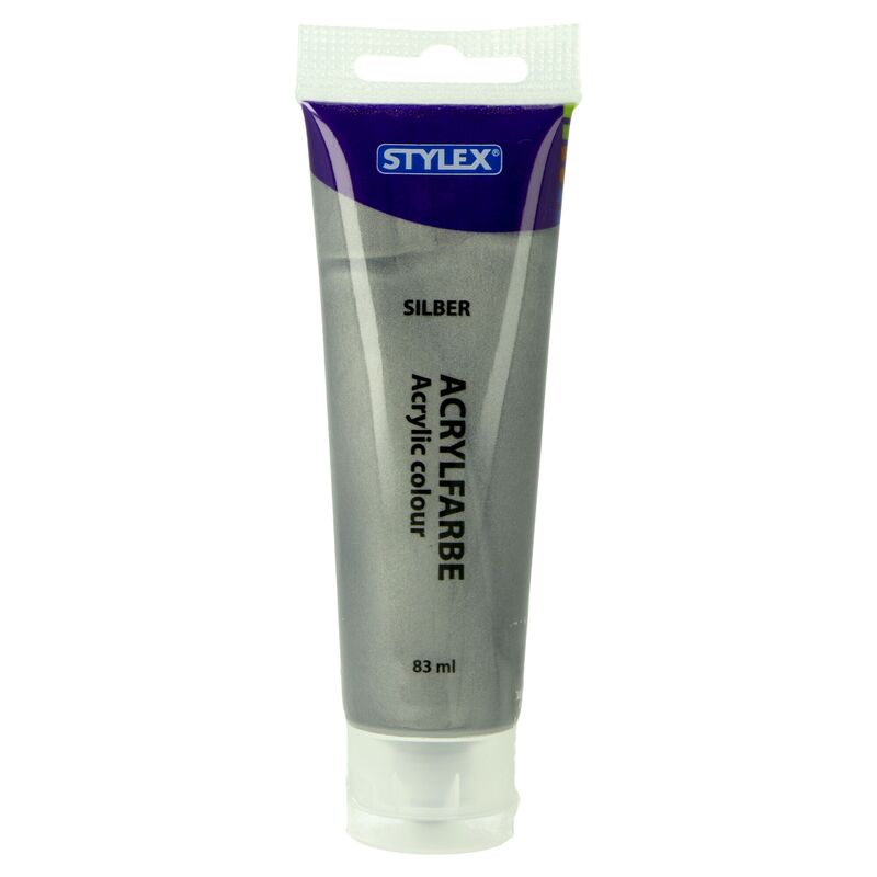 Akrylová farba Stylex strieborná 83 ml