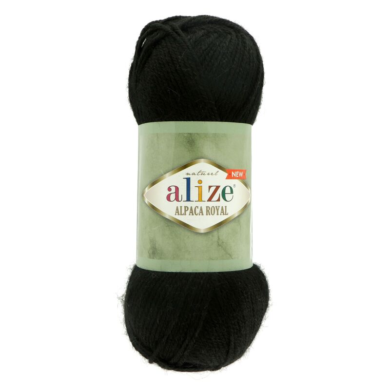 Alize Alpaca Royal New 60 čierna
