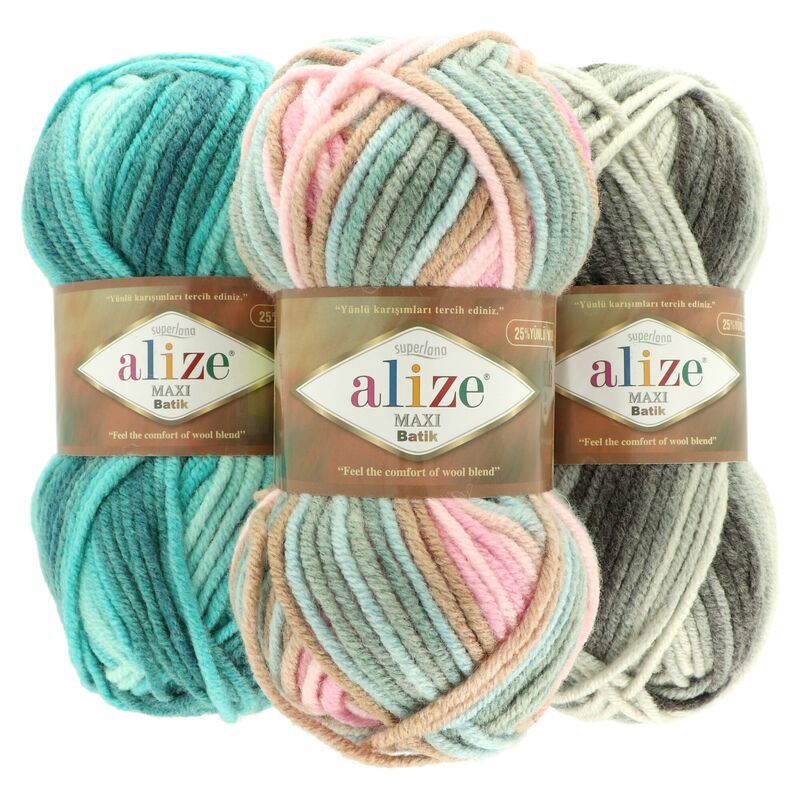 Alize Superlana Maxi Batik 100g 100m | Noezon.sk