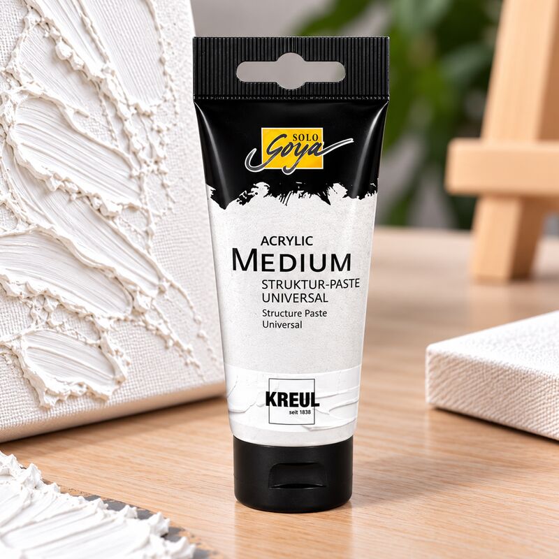 Biela univerzálna štruktúrovacia pasta SOLO GOYA 100 ml – 3D efekty a reliéf