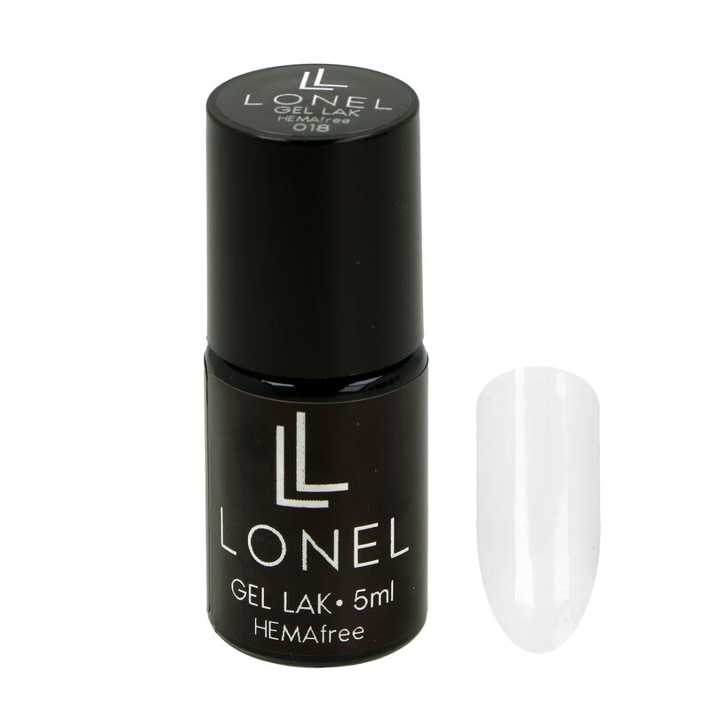 Biely gél lak LONEL HEMA free 002 5ml