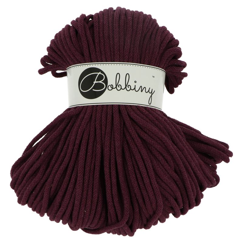 Bobbiny Premium Cords 5 mm - touwgaren 100 m 100% katoen (jeans