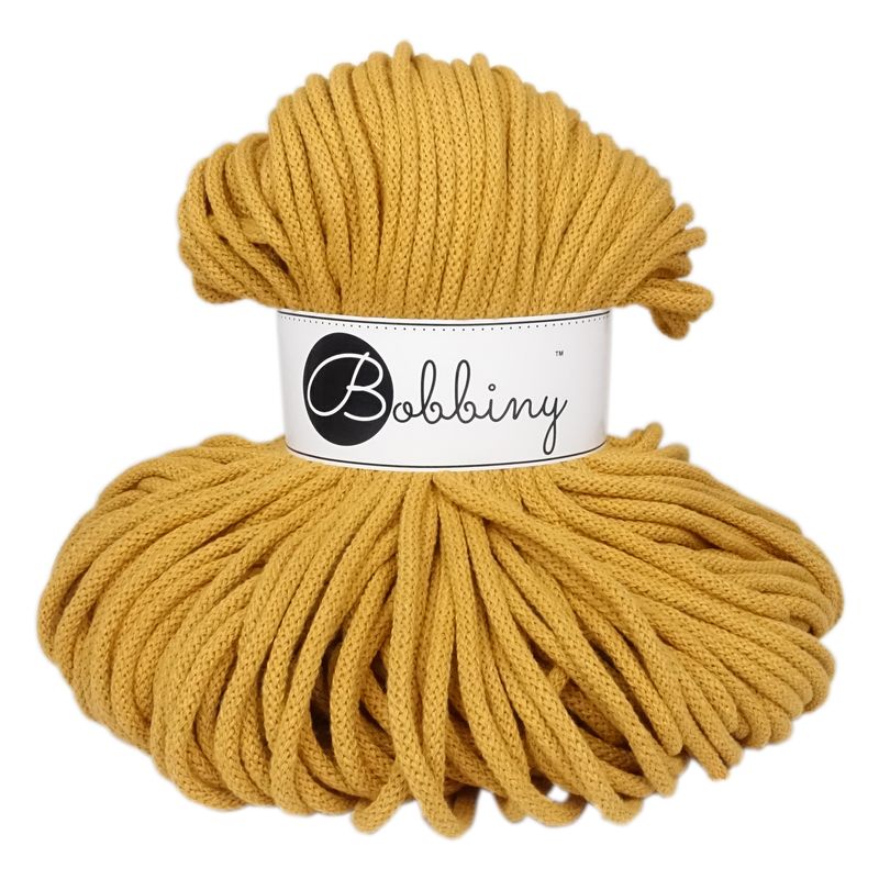 Bobbiny Premium Mustard 5 mm 100 m