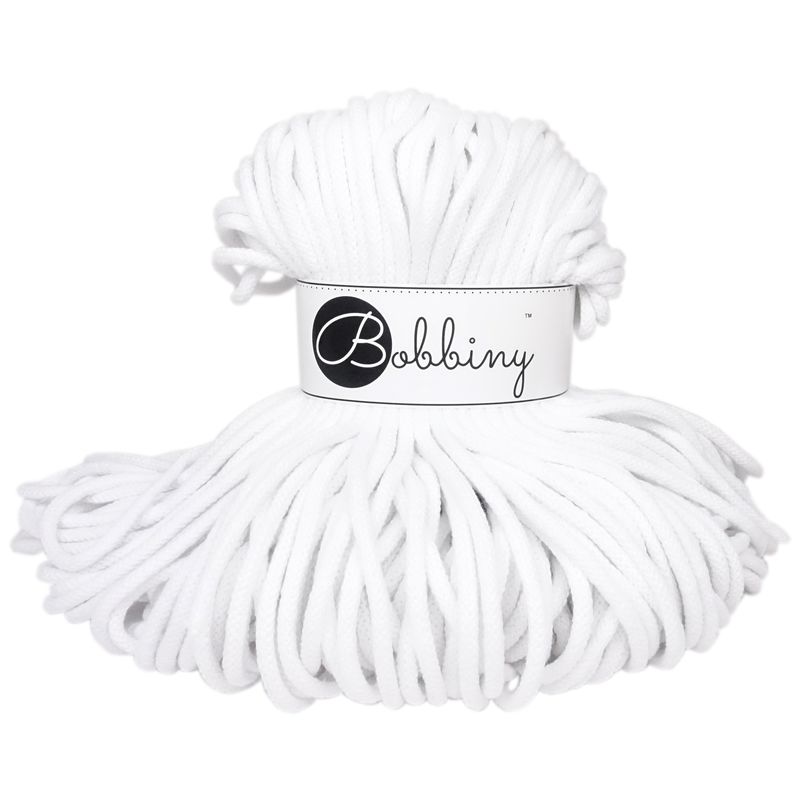 Bobbiny Premium White 5 mm 100 m