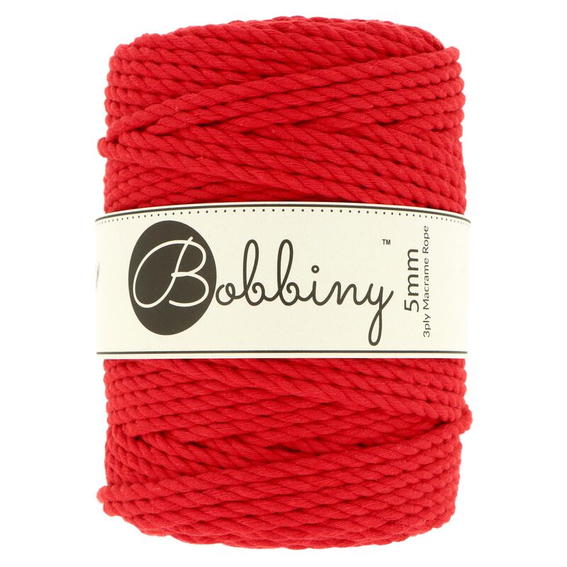 Bobbiny Rope Classic red 5mm
