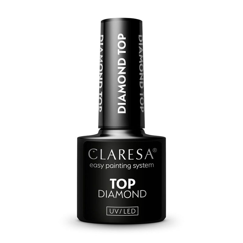 CLARESA Top Diamond No wipe 5g vrchný gél lak
