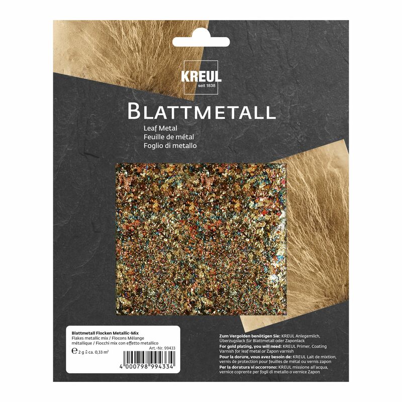 Dekoračné metalické vločky KREUL mix 2g