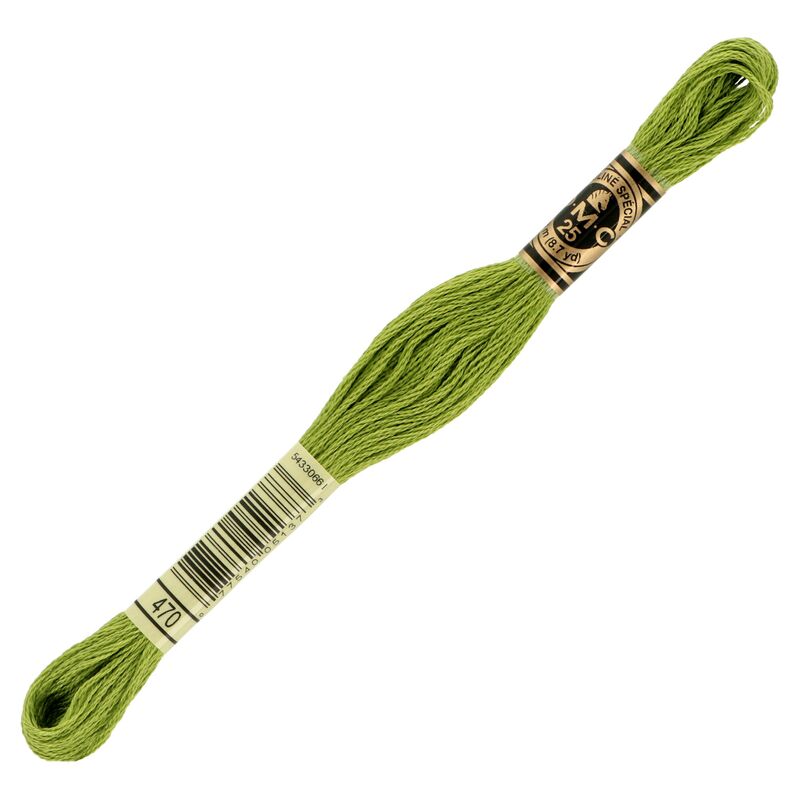 DMC Mouliné Spécial 470 zelená