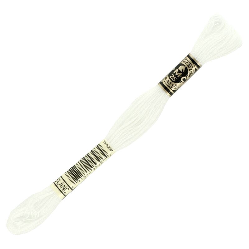 DMC Mouliné Spécial BLANC biela