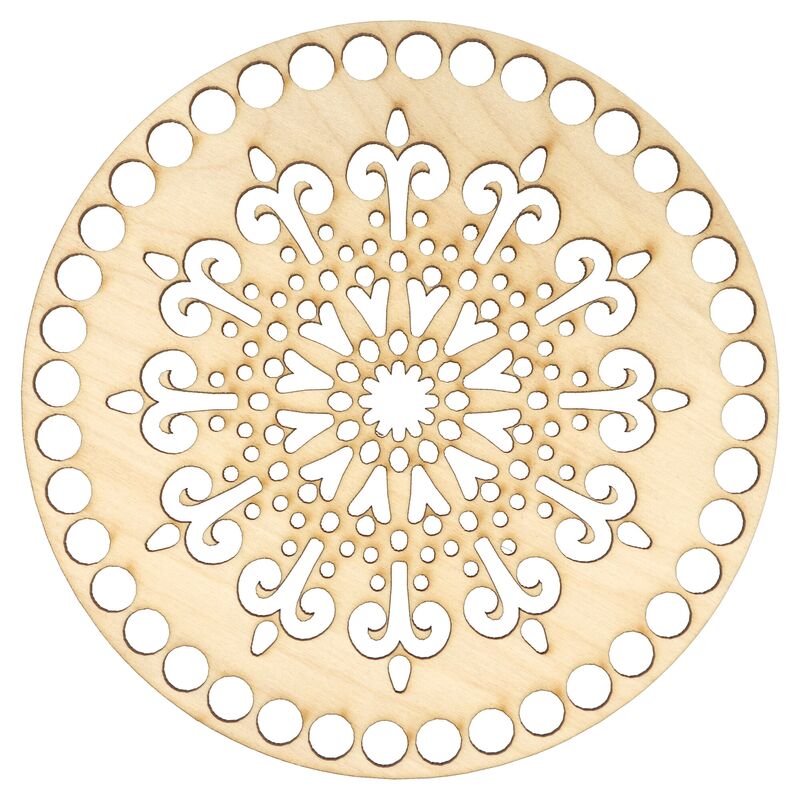 Drevené dno ornament 17cm