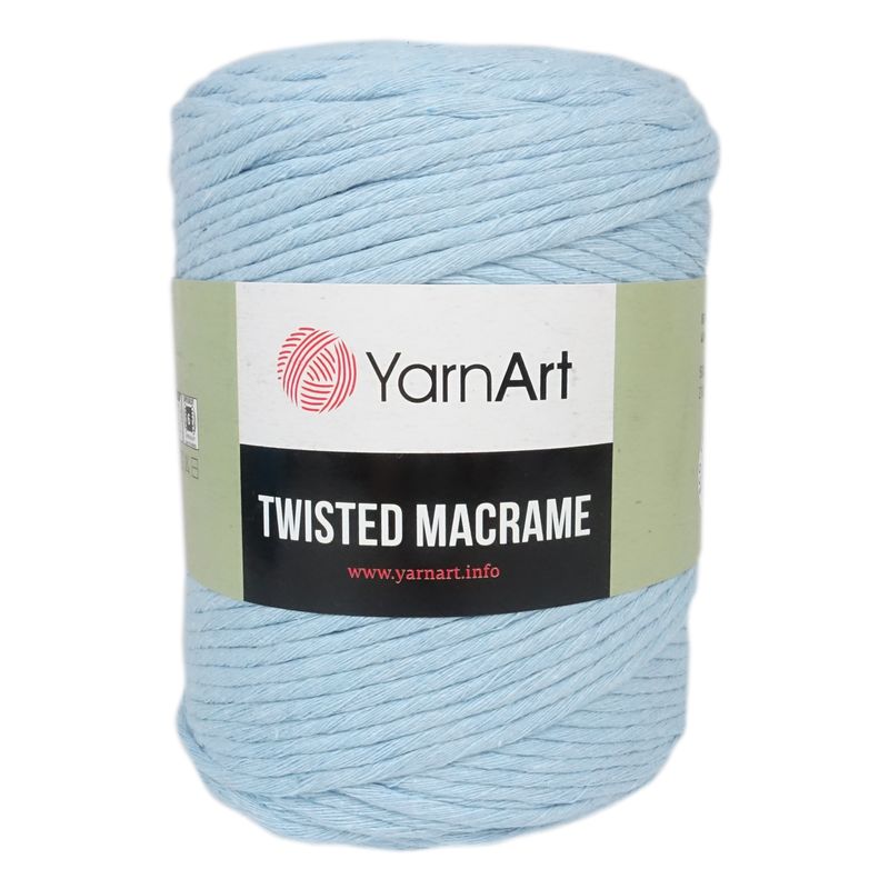 Špagát Macrame Twisted 760 modrý svetlý