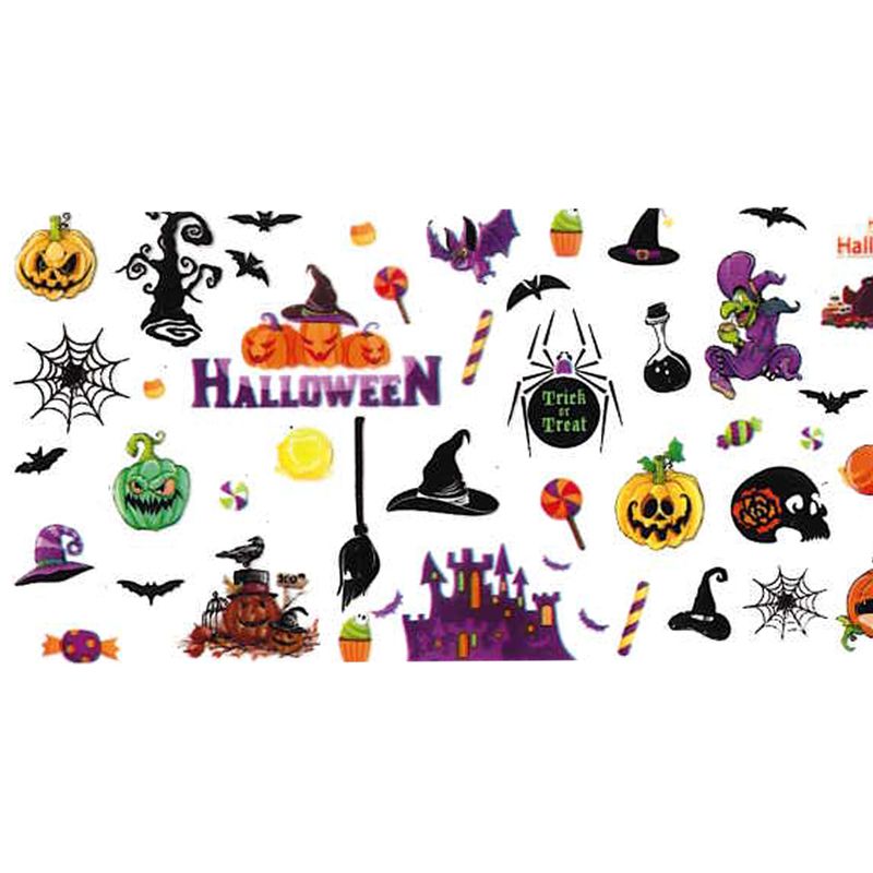 Farebná fólia na halloween 50 cm