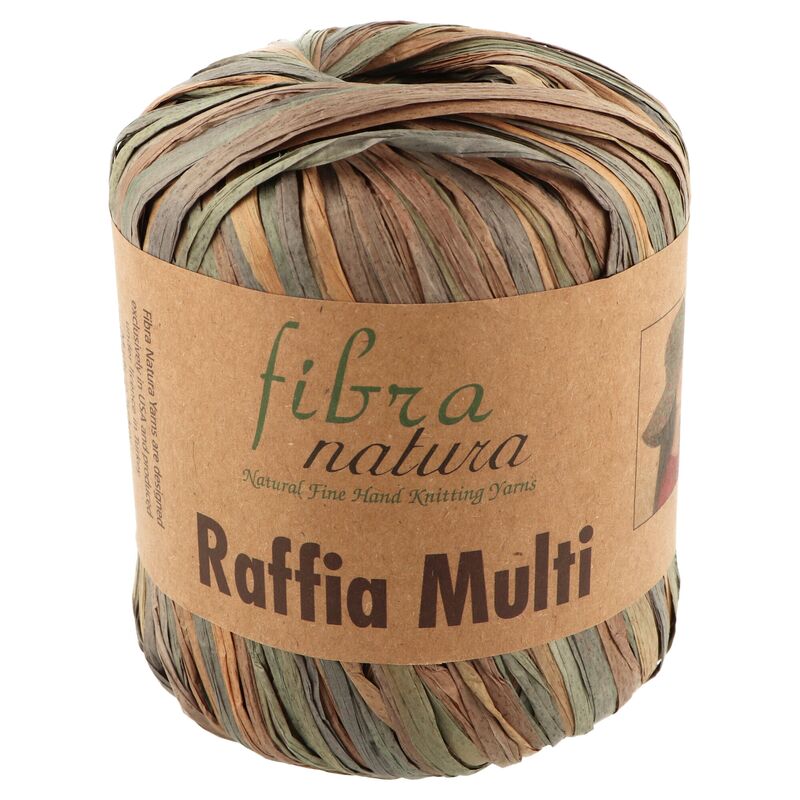Fibra Natura Raffia Multi 117-03 sivohnedá