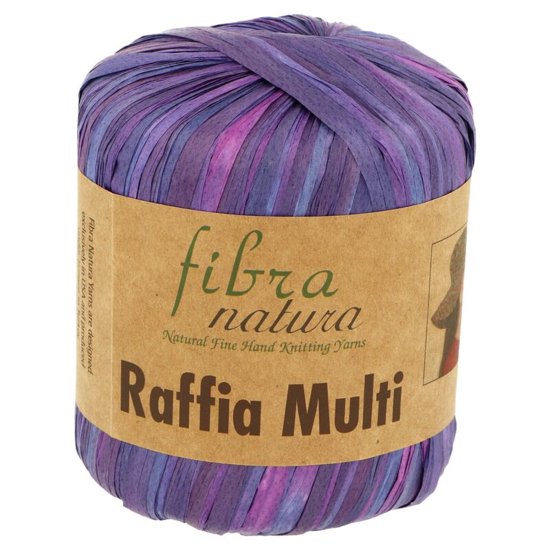Fibra Natura Raffia Multi 117-06 fialová