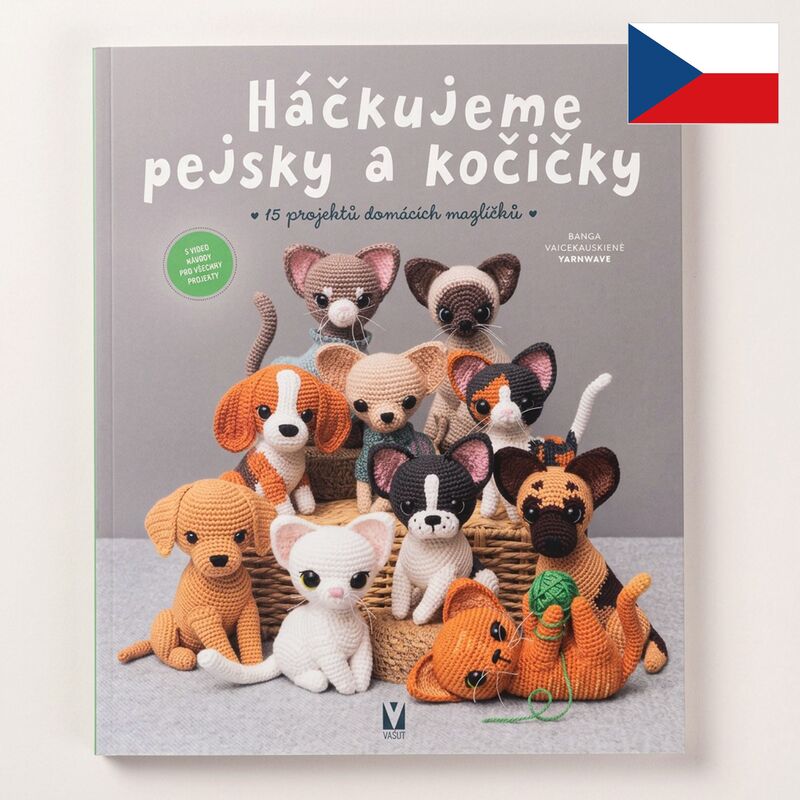Háčkujeme pejsky a kočičky - 15 projektů domácích mazlíčků
