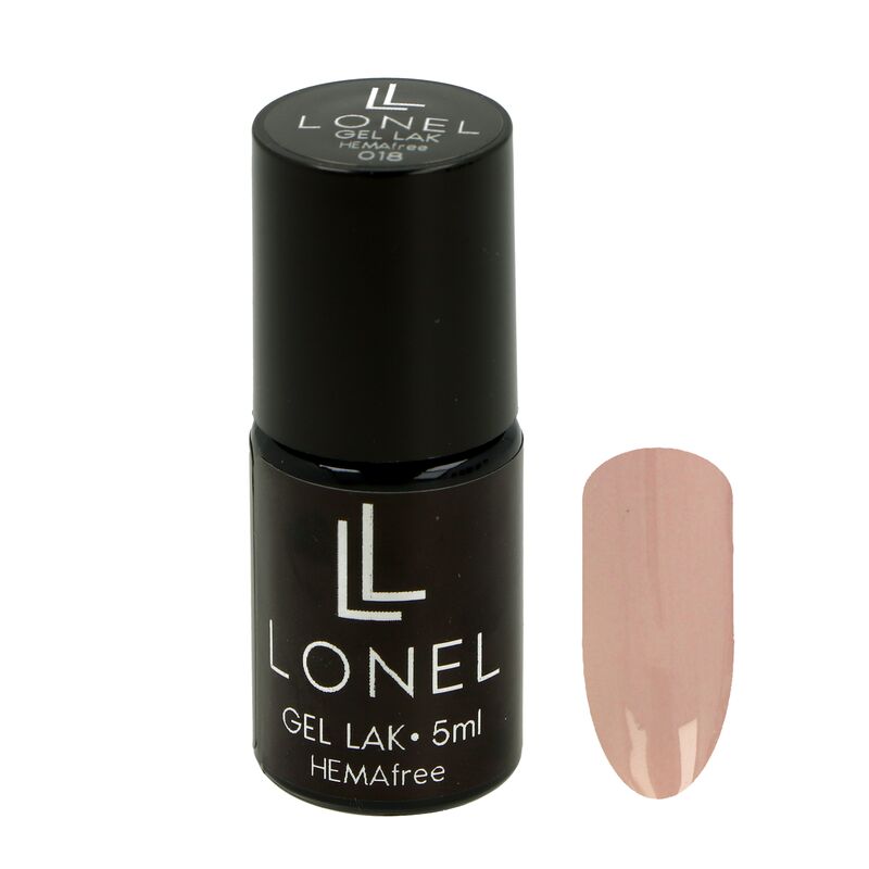HemaFree gél lak LONEL 006 svetlo hnedý 5ml