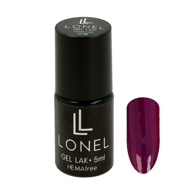 HemaFree gél lak LONEL 009 baklažánový 5ml