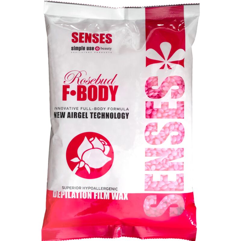 Hypoalergénny depilačný vosk na celé telo Rosebud Drops 800g