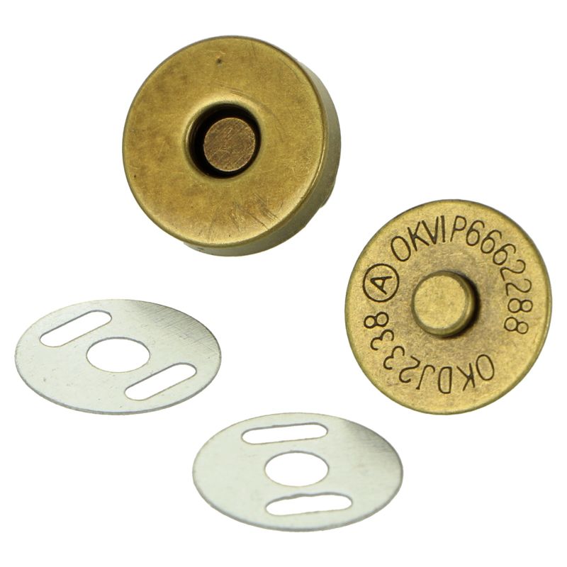 Ideal antik magnetické zapínanie na kabelky 14 mm