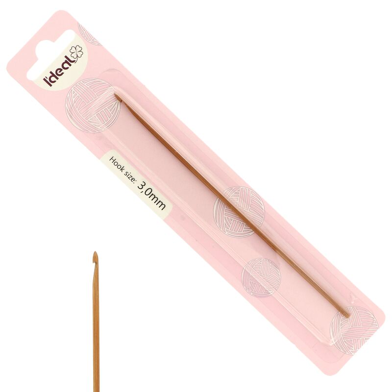 Ideal bambusový háčik 3 mm