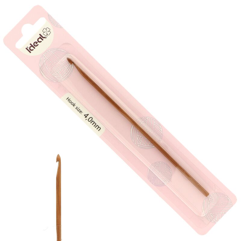 Ideal bambusový háčik 4 mm