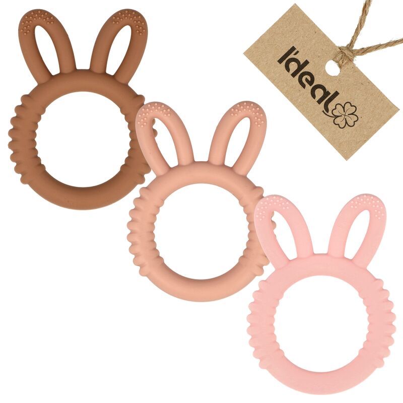 Ideal hryzátko Bunny 7,2 x 10 cm 1 kus
