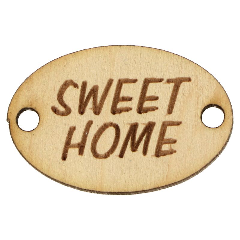 Ideal Sweet Home drevená nášivka 3cm