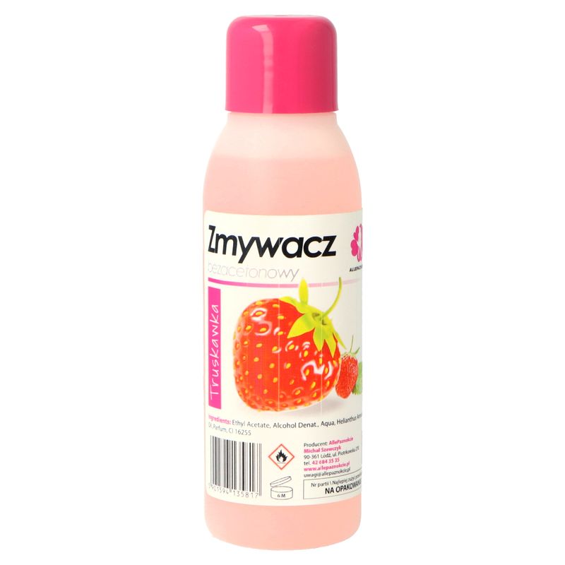 Jahodový odlakovač na nechty 100 ml