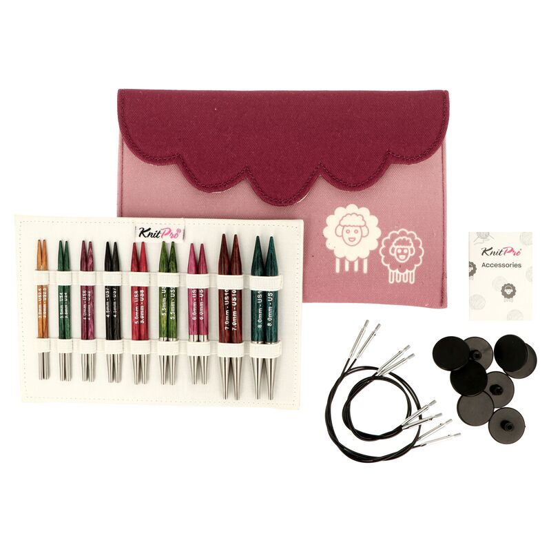 KnitPro Dreamz Deluxe Set vymeniteľné ihlice krátke 10cm
