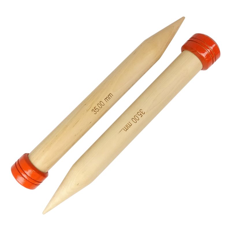 KnitPro Jumbo Birch ihlice na pletenie 35 cm