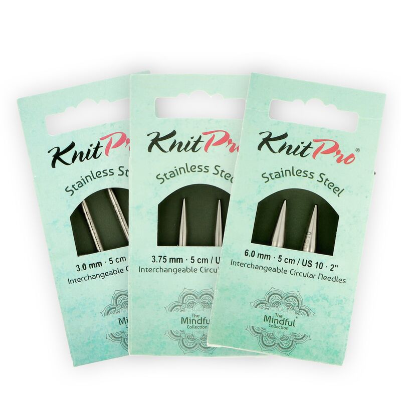 KnitPro Mindful Lace vymeniteľné mini ihlice 5cm