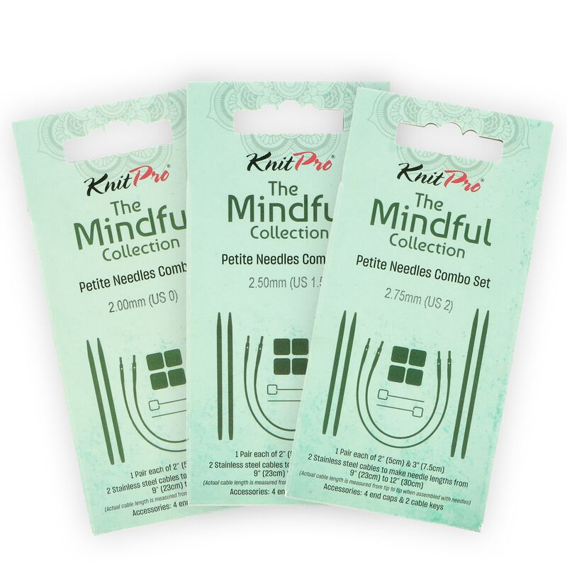 KnitPro Mindful Petite Combo Set vymeniteľné ihlice 5cm a 7,5cm