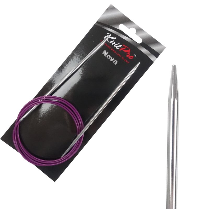 KnitPro Nova Metal kruhové ihlice 120 cm 3,5 mm