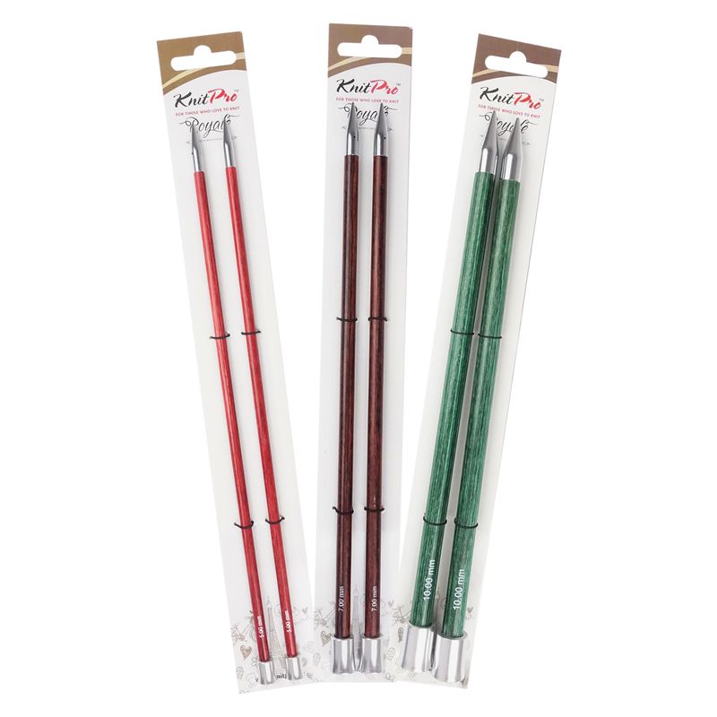 KnitPro Royale rovné ihlice na pletenie 25 cm