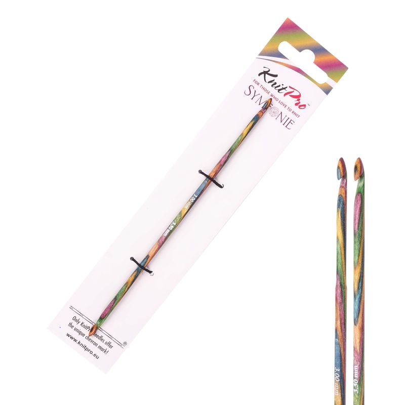 KnitPro Symfonie obojstranný háčik 3- 3,5 mm