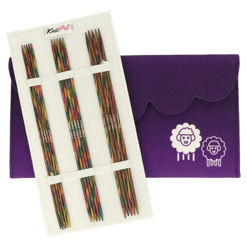 KnitPro Symfonie Set ponožkových ihlíc 20cm