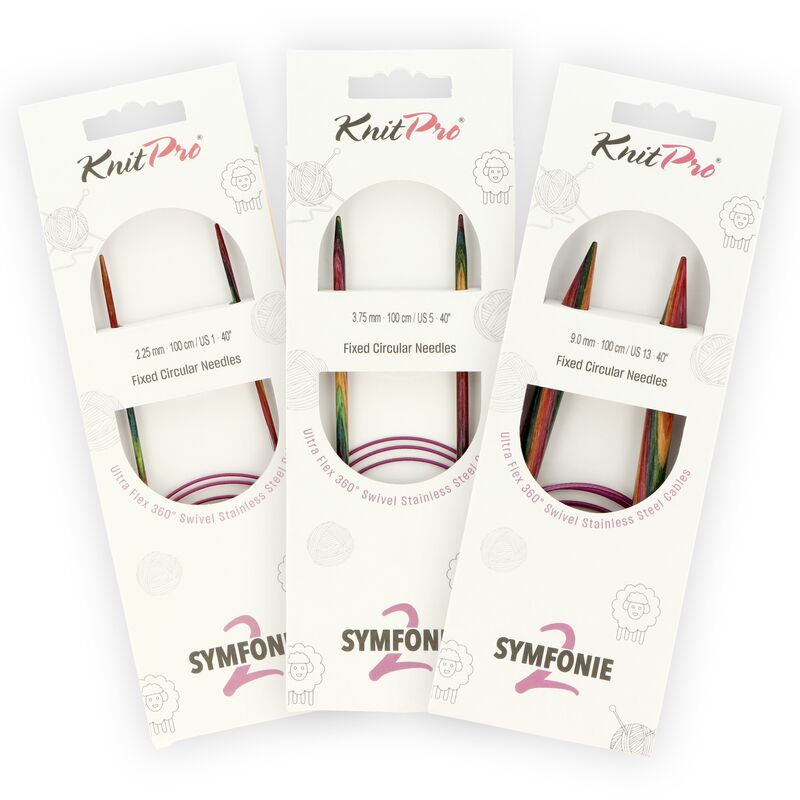 KnitPro Symfonie2 kruhové ihlice na pletenie 100cm
